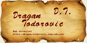 Dragan Todorović vizit kartica